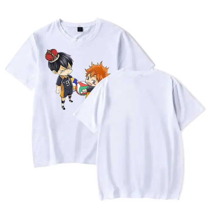 LKY STAR — Anime Camisetas para Hombres Mujeres T-Shirt Hinata Shoyo Tobio Kageyama Cosplay Tees