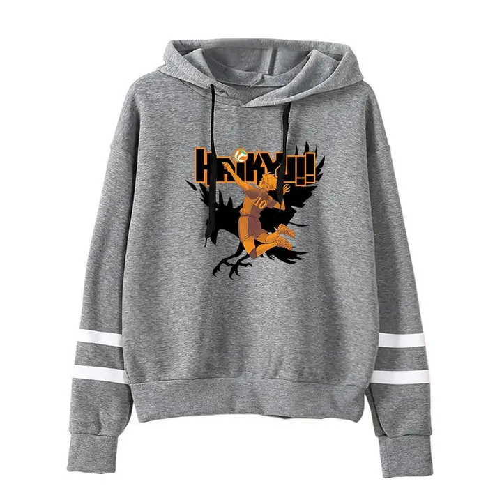 LKY STAR — Merch Sudaderas con Capucha Impresión Sweatshirt Langarm para Niños Niñas Hinata Shoyo Hi
