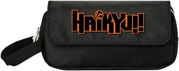 Estuche Escolar Haikyuu Logo Clásico Naranja