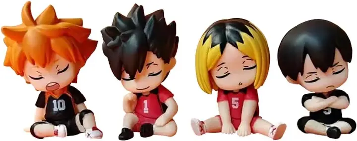 Figura Haikyuu Elenco Completo (4 figuras mini) — Tongyundacheng