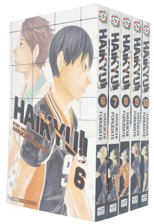 Pack Manga Haikyuu Tomos 6-10 en Inglés