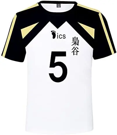 Camiseta Cosplay Haikyuu Fukurodani Nº5
