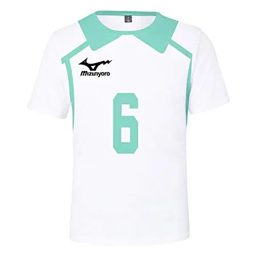 Xinchangda — Camiseta de manga corta de anime Haikyuu, Aoba Johsai High School, camiseta de manga co