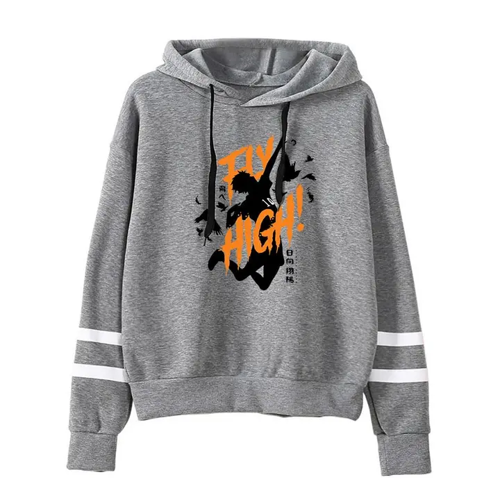 LKY STAR — Merch Sudaderas con Capucha Impresión Sweatshirt Langarm para Niños Niñas Hinata Shoyo Hi
