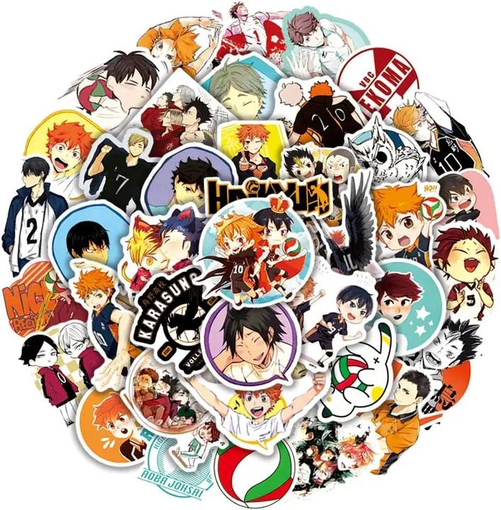 Pack de Pegatinas Haikyuu (100 uds) — Fancico