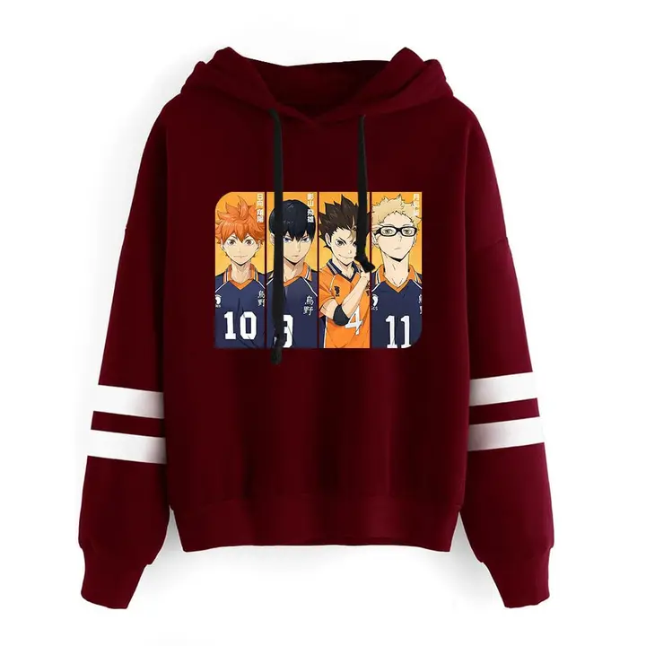 LKY STAR — Merch Sudaderas con Capucha Impresión Sweatshirt Langarm para Niños Niñas Hinata Shoyo Hi
