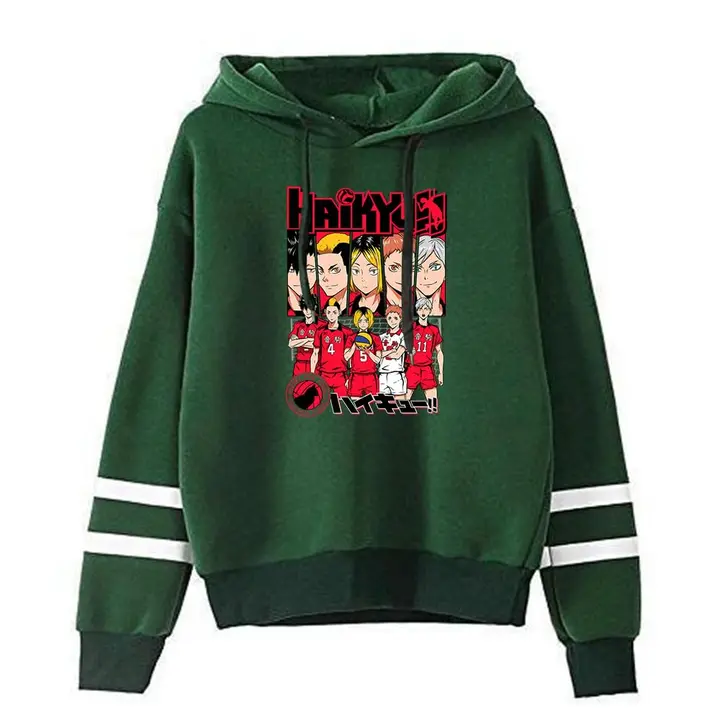 LKY STAR — Merch Sudaderas con Capucha Impresión Sweatshirt Langarm para Niños Niñas Hinata Shoyo Hi