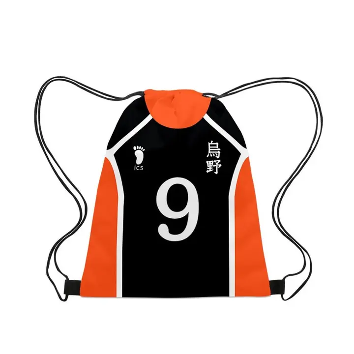 Roffatide — Anime Bolsa de la cuerda Oxford Drawstring Backpack Bolsa de la cuerda Sports Basketball