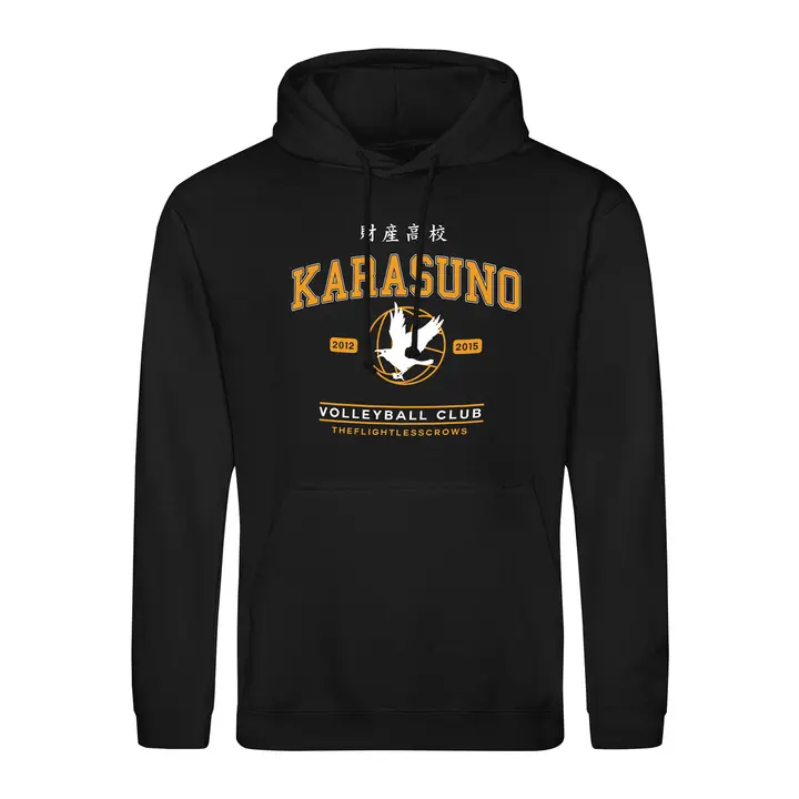 B&S Boutique — Property Of Karasuno High School Sudadera Con Capucha Negra Unisex Size L