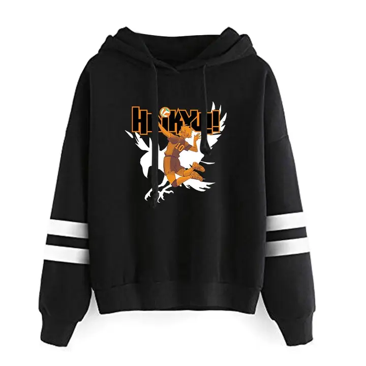 LKY STAR — Merch Sudaderas con Capucha Impresión Sweatshirt Langarm para Niños Niñas Hinata Shoyo Hi