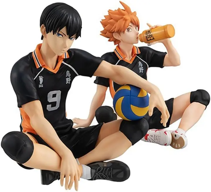 Figura Haikyuu Hinata Shoyo (1 figura de Hinata + 1 figura de Kageyama) — Zhongkaihua