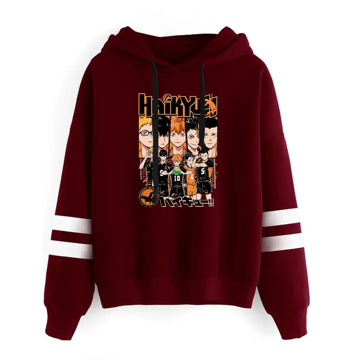 LKY STAR — Merch Sudaderas con Capucha Impresión Sweatshirt Langarm para Niños Niñas Hinata Shoyo Hi