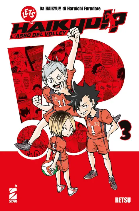 Manga Haikyuu Vol.3 en Italiano