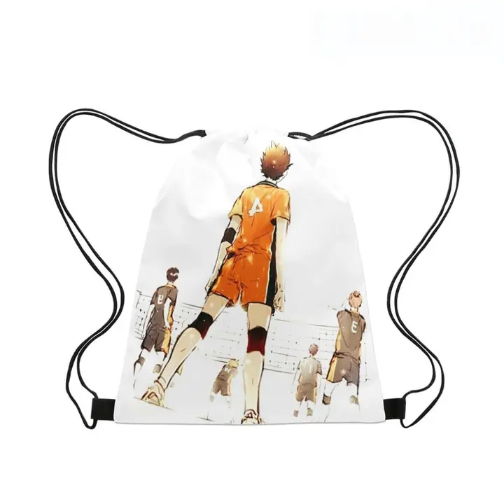 Roffatide — Anime Bolsa de la cuerda Oxford Drawstring Backpack Bolsa de la cuerda Sports Basketball
