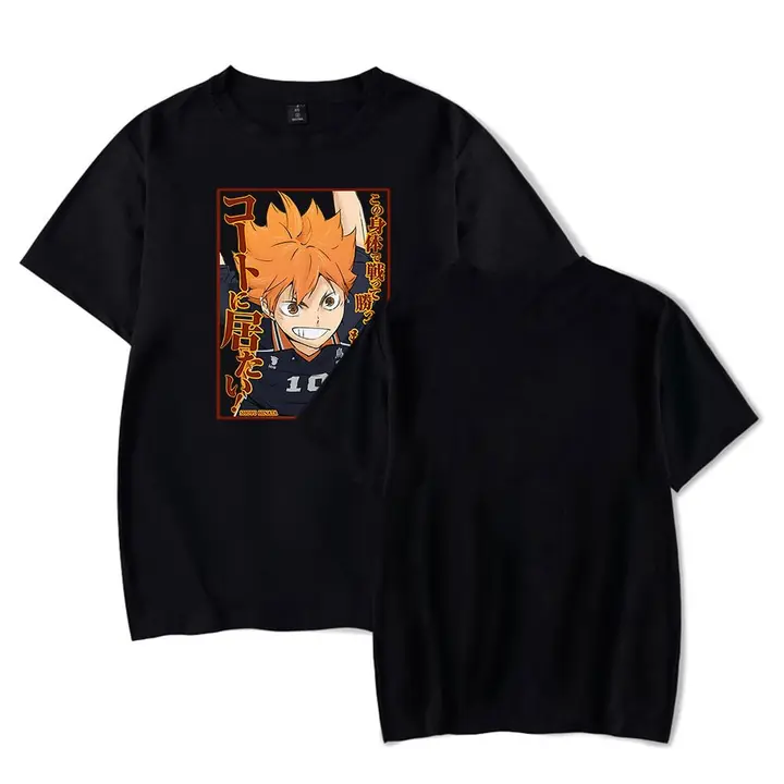 LKY STAR — Anime Camisetas para Hombres Mujeres T-Shirt Hinata Shoyo Tobio Kageyama Cosplay Tees