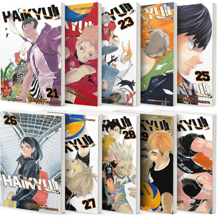 Pack Manga Haikyuu Tomos 21-30 en Inglés