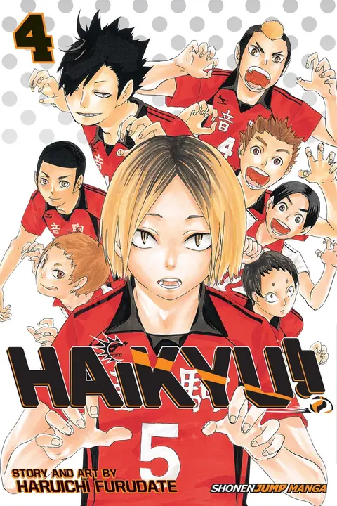 Manga Haikyuu Vol.4 en Inglés