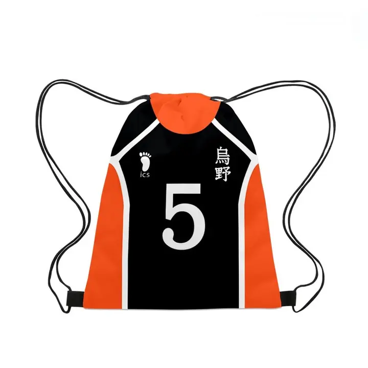 Roffatide — Anime Bolsa de la cuerda Oxford Drawstring Backpack Bolsa de la cuerda Sports Basketball