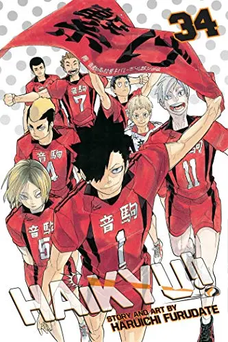 Manga Haikyuu!! Vol. 34 "Cats' Claws" (edición en inglés)