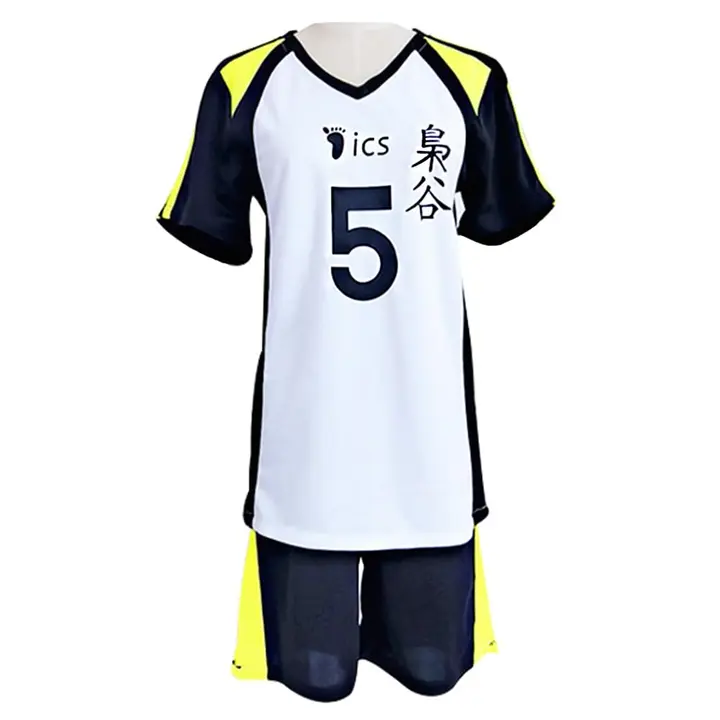 Zhongkaihua — Disfraz de cosplay de Haikyuu, sudadera casual de manga corta, uniforme escolar, ropa 