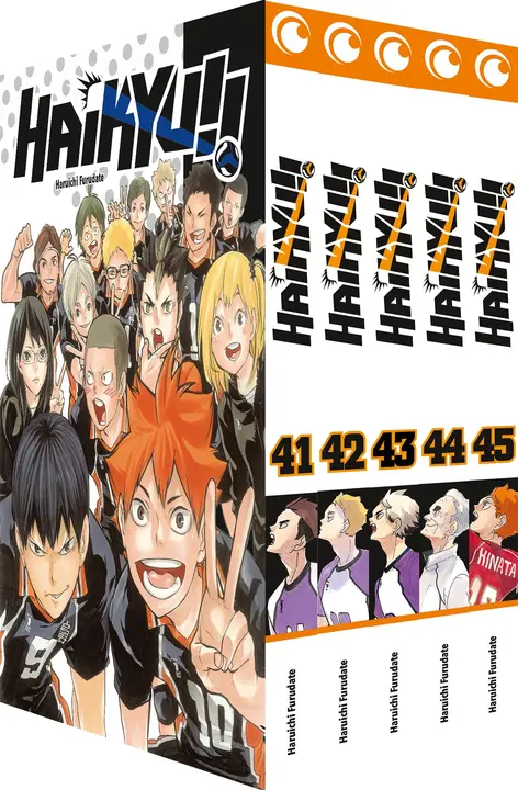 Pack Manga Haikyuu Tomos 41-45 en Alemán