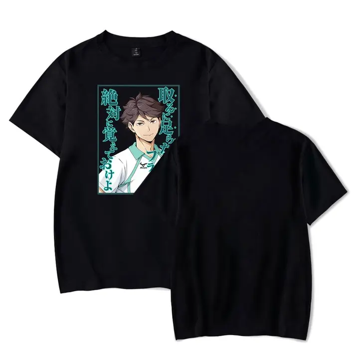 LKY STAR — Anime Camisetas para Hombres Mujeres T-Shirt Hinata Shoyo Tobio Kageyama Cosplay Tees