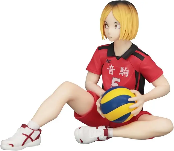 Figura Haikyuu Kenma Kozume Sentado Uniforme Nekoma
