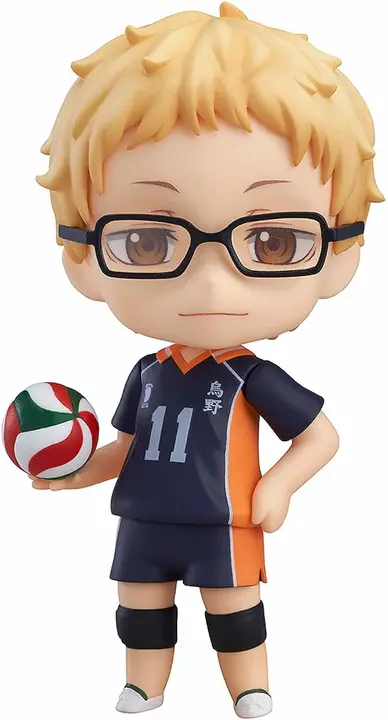 Figura Haikyuu Nendoroid Tsukishima Kei 10 cm aprox.