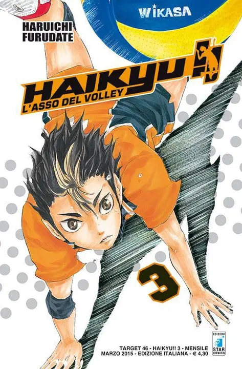 Manga Haikyuu Vol.3 en Italiano