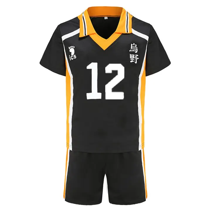 Zhongkaihua — Cosplay Hinata Shoyo - Disfraz completo de anime Karasuno High Uniforme Sportswear, Ha