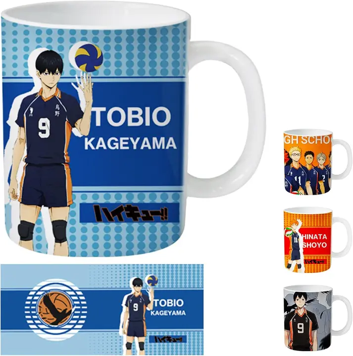 Taza Haikyuu Kageyama Tobio 400ml