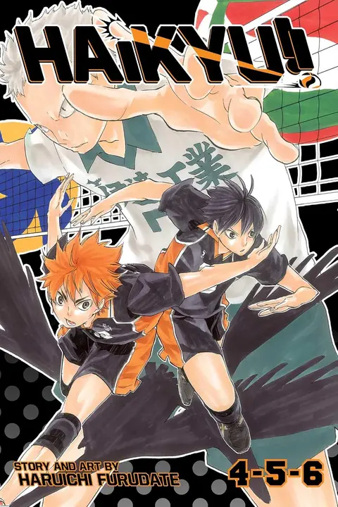 Pack 3 en 1 Manga Haikyuu en Inglés (Tomos 4-6)
