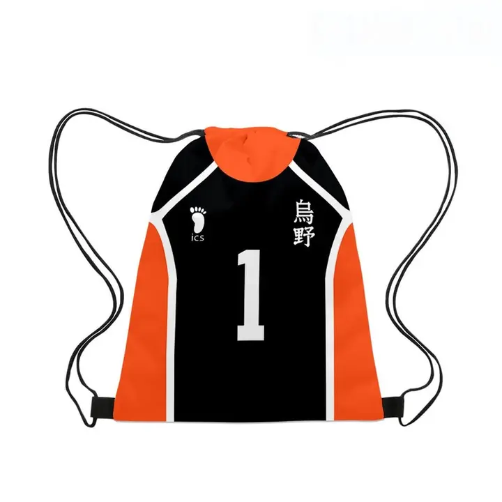 Roffatide — Anime Bolsa de la cuerda Oxford Drawstring Backpack Bolsa de la cuerda Sports Basketball