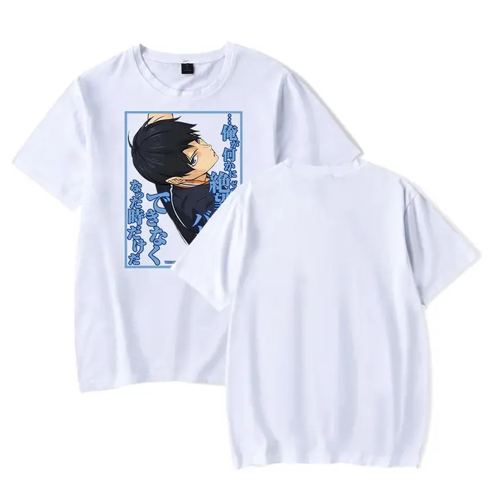 LKY STAR — Anime Camisetas para Hombres Mujeres T-Shirt Hinata Shoyo Tobio Kageyama Cosplay Tees