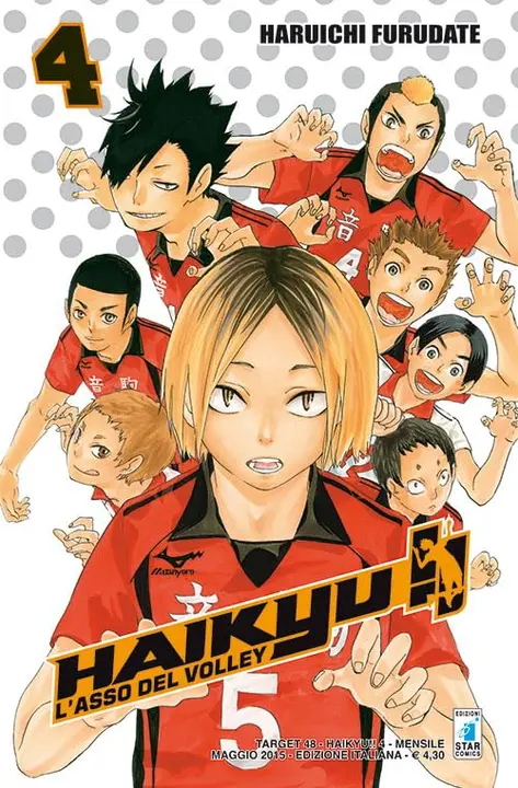 Manga Haikyuu Vol.4 en Italiano