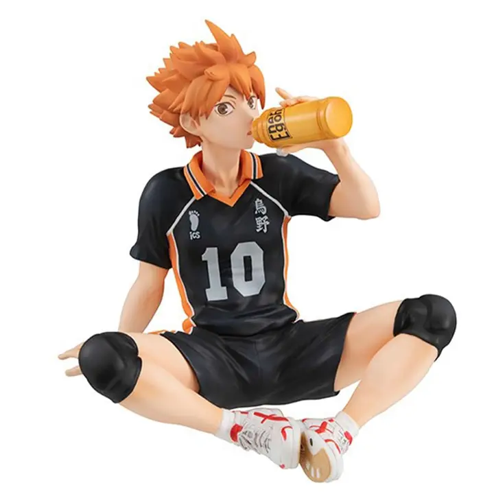 Figura Haikyuu — Figura Hinata Shoyo Sentado Posición Figura Tobio Kageyama Modelo Figur P
