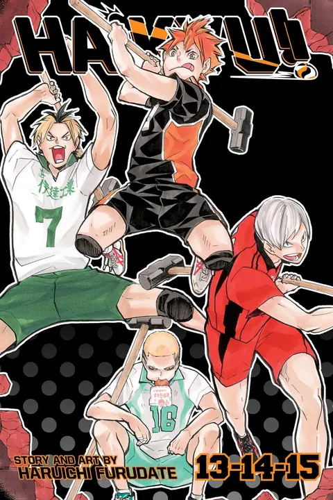 Pack Manga Haikyuu Tomos 13-15 en Inglés