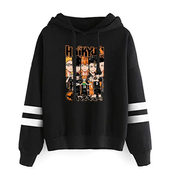 LKY STAR — Merch Sudaderas con Capucha Impresión Sweatshirt Langarm para Niños Niñas Hinata Shoyo Hi