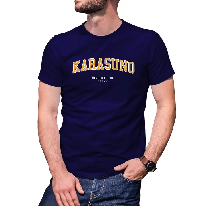 B&S Boutique — Karasuno High School Fly Anime Haikyuu Camiseta De Hombre