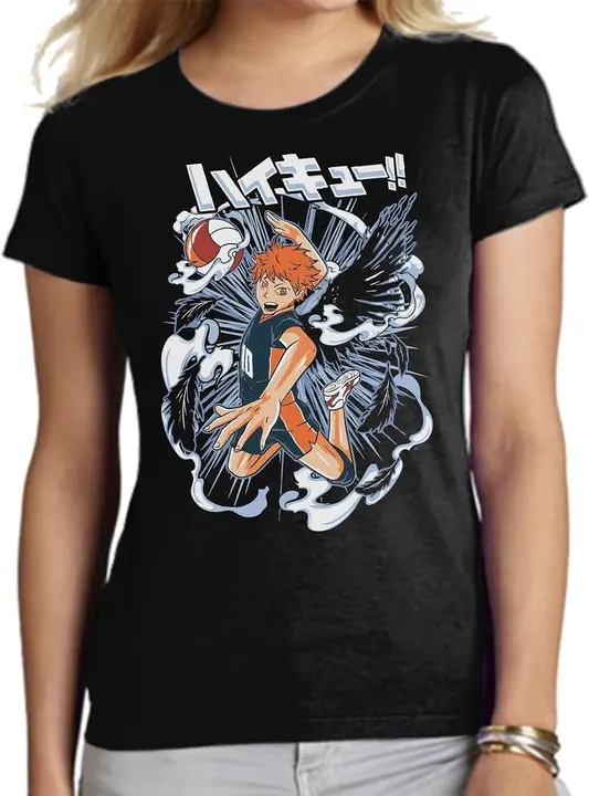 Camiseta de Mujer Haikyuu Karasuno — The Fan Tee