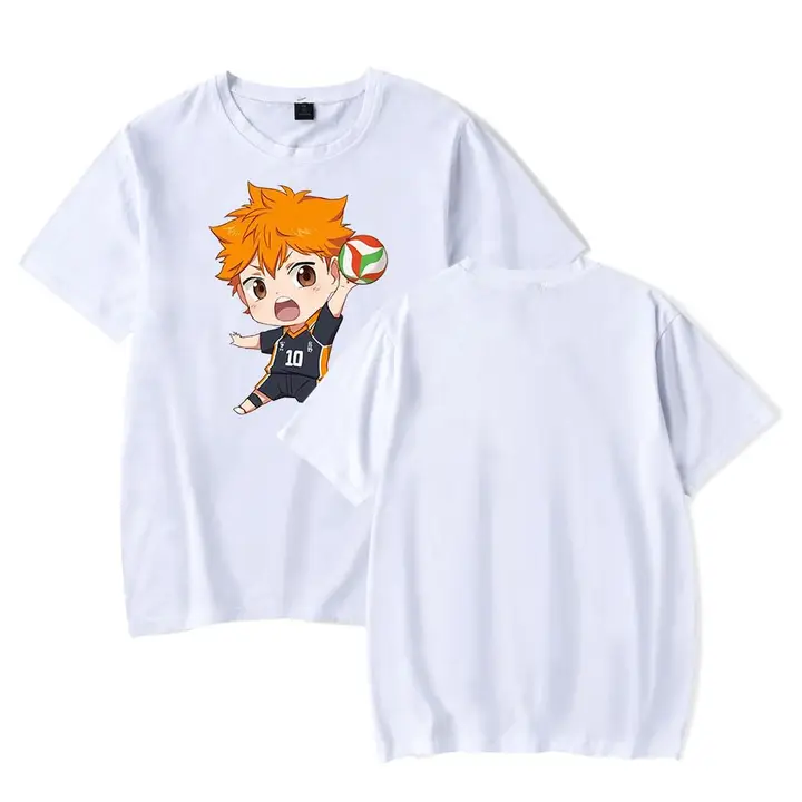 LKY STAR — Anime Camisetas para Hombres Mujeres T-Shirt Hinata Shoyo Tobio Kageyama Cosplay Tees
