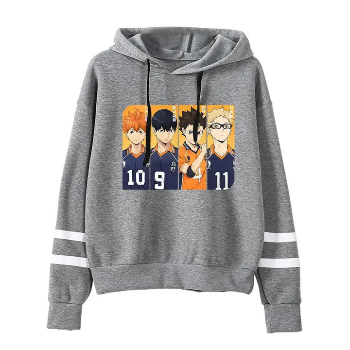 LKY STAR — Merch Sudaderas con Capucha Impresión Sweatshirt Langarm para Niños Niñas Hinata Shoyo Hi