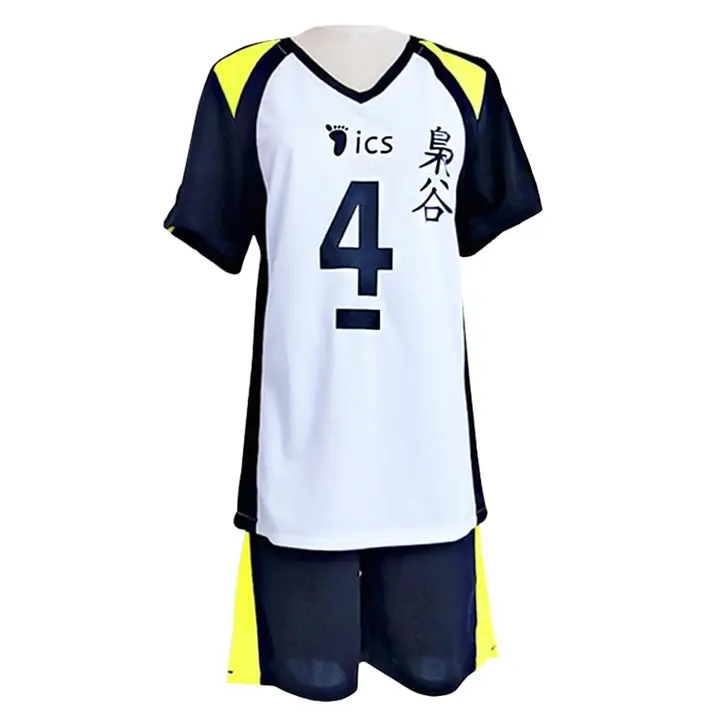 Zhongkaihua — Disfraz de cosplay de Haikyuu, sudadera casual de manga corta, uniforme escolar, ropa 