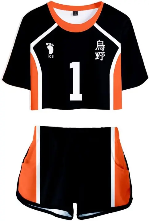 Conjunto crop top + shorts Haikyuu Sawamura Daichi (Karasuno)