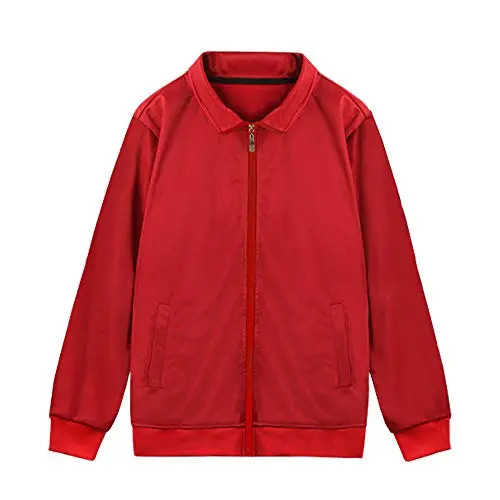 Chaqueta Cosplay Haikyuu Nekoma Roja (Chándal Uniforme Equipo)