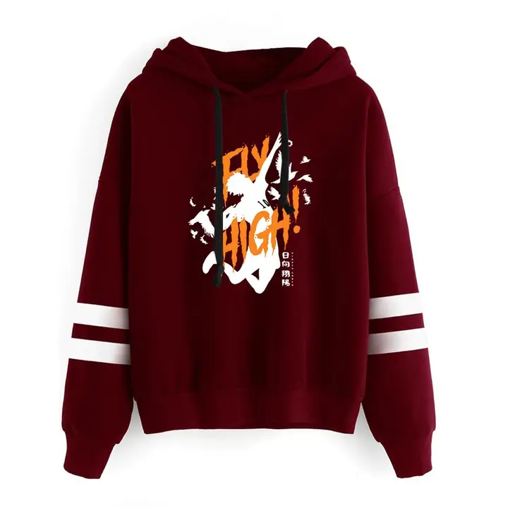 LKY STAR — Merch Sudaderas con Capucha Impresión Sweatshirt Langarm para Niños Niñas Hinata Shoyo Hi