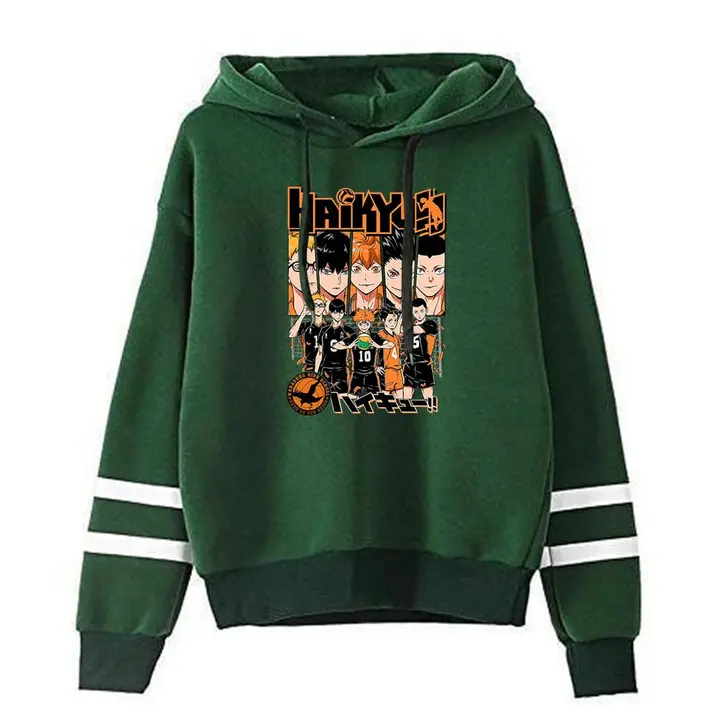 LKY STAR — Merch Sudaderas con Capucha Impresión Sweatshirt Langarm para Niños Niñas Hinata Shoyo Hi