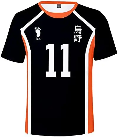 Camiseta Cosplay Haikyuu Karasuno Nº11 Karasuno