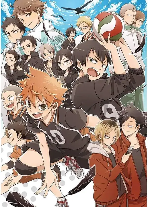 Póster Haikyuu Elenco Completo