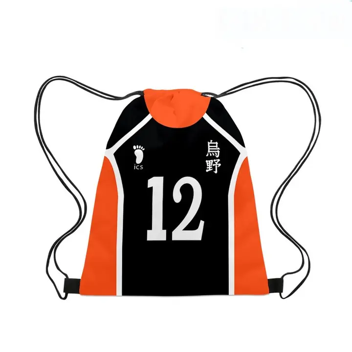 Roffatide — Anime Bolsa de la cuerda Oxford Drawstring Backpack Bolsa de la cuerda Sports Basketball